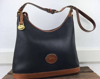 Dooney & Bourke Pebbled Leather Hobo Shoulder Bag AWL