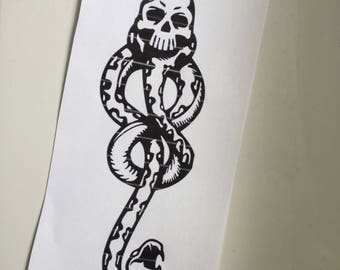 Harry Potter Dark Mark Temporary Tattoo
