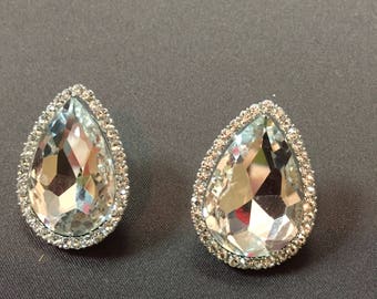 Rhinestone Post Earrings