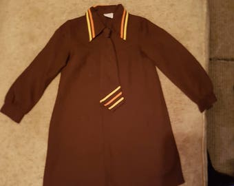 Retro and vintage Rare//1960/70s girls dress// MOD Party frock
