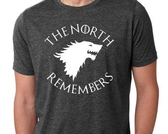 Game Of Thrones "The North Remembers" Mens T-Shirt