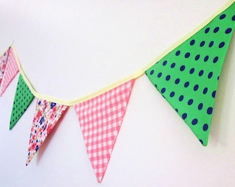 Fabric Bunting flags