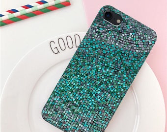 iPhone 8 case iPhone 8 Plus case iPhone 6 case green iPhone 7 Plus case scales case iPhone 7 case iPhone 10 case iPhone SE case mermaid case