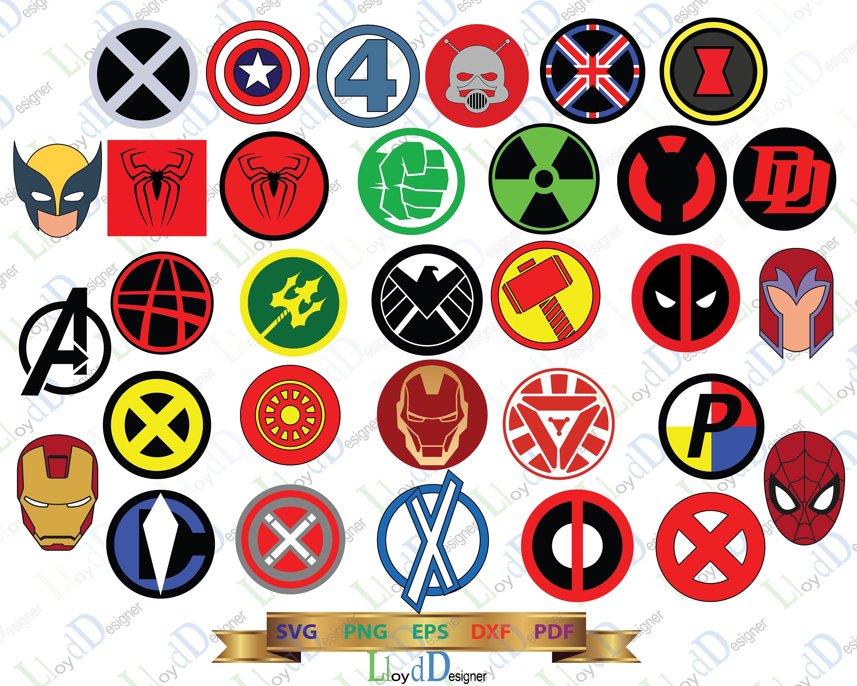 Marvel superhero logo SVG marvel svg Superheroes svg super hero svg ...