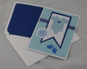 Baby boy congratulations card