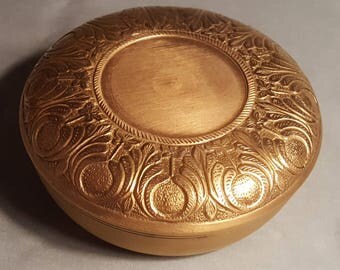 Vintage Copper Container with Lid