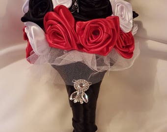 Rockabilly wedding bouquet