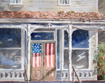 Oil Painting General Store The Fifth of July