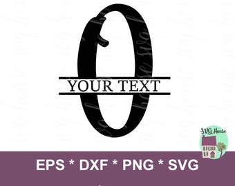 Download Split letter o svg | Etsy