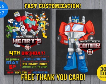 Rescue bots birthday | Etsy