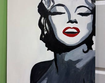 Marilyn Monroe Red Lips