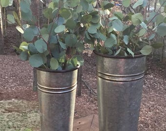 Tall Metal Vase Tall Metal Vase