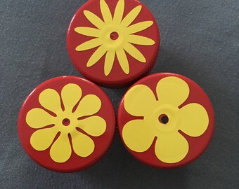 Trio of HUM-Buttons™, Mini Hand Held Hummingbird Feeders New Style 2017, Made in the USA
