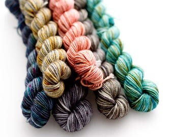 mini skein set - magnolia sock