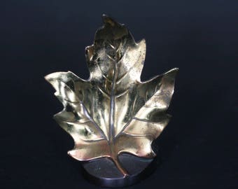 vintage maple leaf bookend