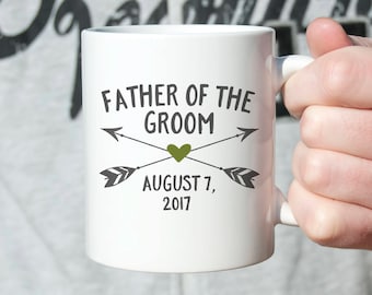 Father of the Groom Gift from Groom Father of the Groom Gift from Son Father of the Groom Wedding Gift for Dad from Son Mug Custom