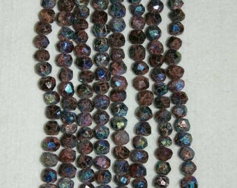 AB, AB Garnet, AB Rough Garnet, Faceted Garnet Bead, Rough Garnet Bead, Natural Stone, Semi Precious, Half Strand, 8-9 mm, AdrianasBeads