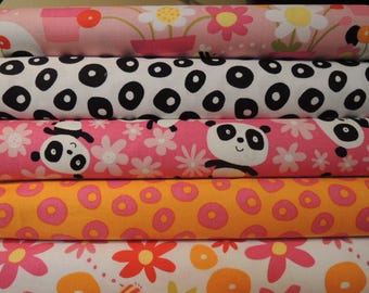 Panda, Rag Quilt Kit, Easy to Make, Personalized, Bin M, Optional Sewing Available