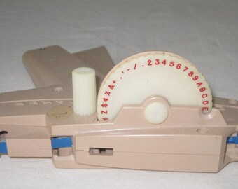 vintage Desk and Office Tool - Label maker by DYMO