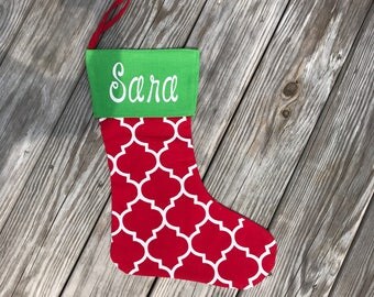 Monogram Christmas Stockings