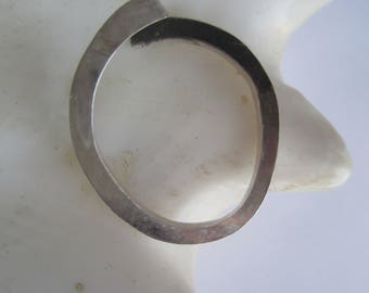 Sterling Silver Ring ./. Shiny Silver Matted Oxidation ./. Strict Design ./. Contemporary Ring ./. Bague Contemporain ./. Made in Sweden