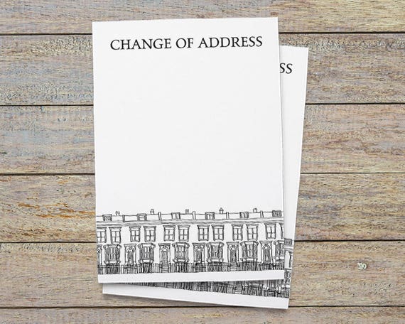 New Address Announcement Postcards: Change of Address Cards