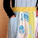 Womens top in Marimekko fabric Sleeveless cotton shirt