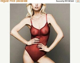 On Sale Bodysuit, Sheer stretch mesh Lingerie, Erotic gift, Wife, Girlfriend, Lover, Fiancee