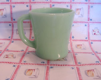 Fire King Jadeite Mug D Handle