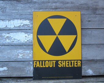 fallout shelter sign for sale