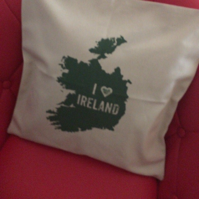 I Love Ireland Pillow Cover Irish Green Decorative Pillow