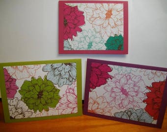 Large Detail Petal Flowers 8-Card Box
