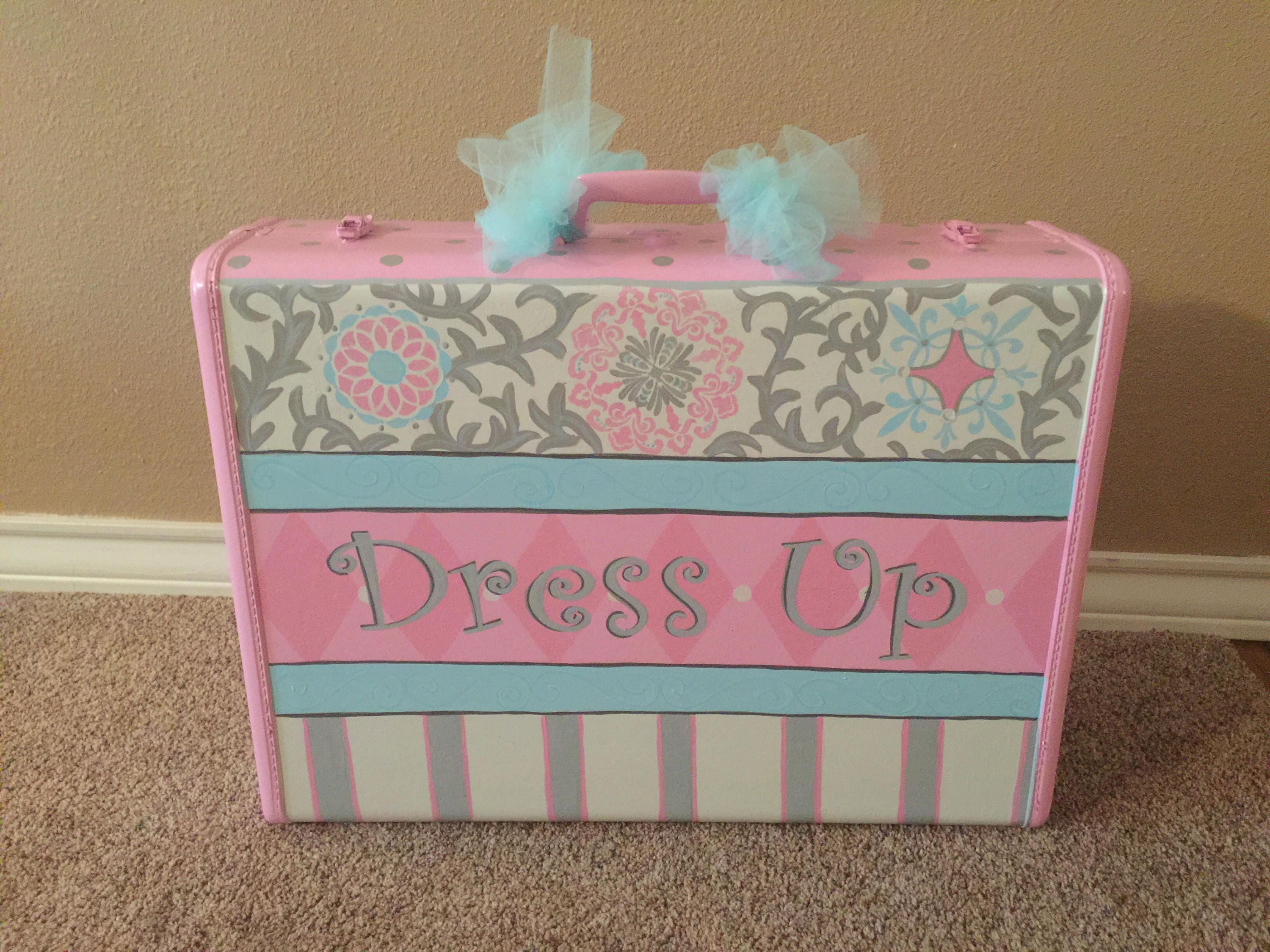 Dress up Suitcase Dress Up trunk costume trunk storage