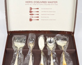 Silver Plated HOR'S D'OEUVRES SET by Godinger