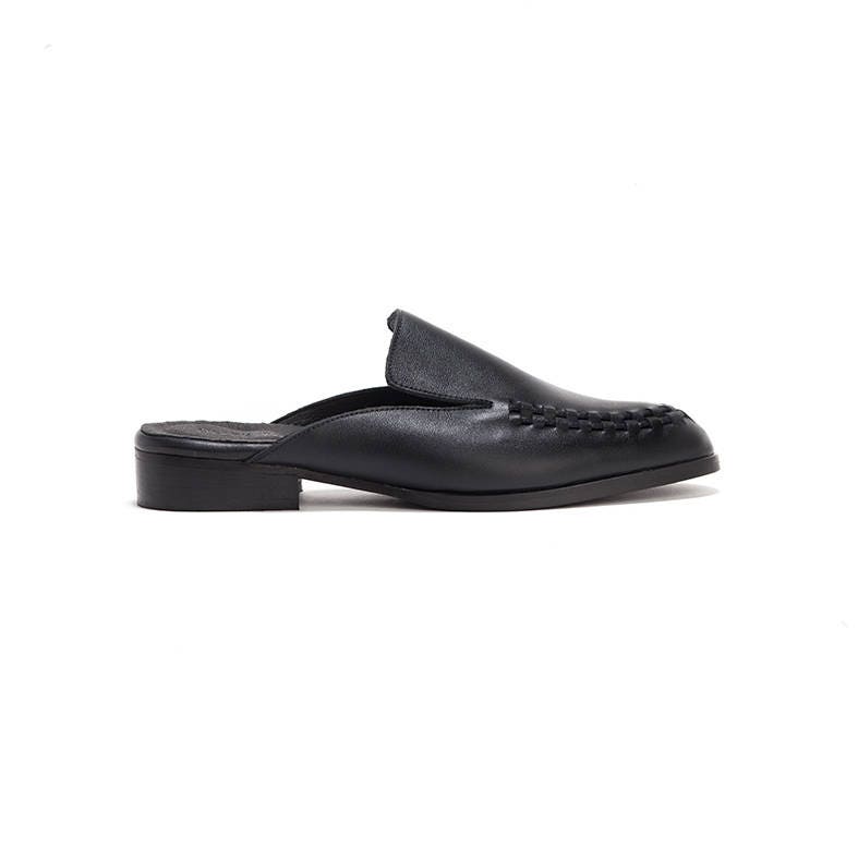 Mules Slippers Open Back Loafers Loafers Womens Flats