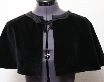 Gothic/steampunk Cape, Cape, shoulder Cape, coat, Victorian, medieval
