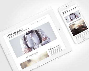 Minimal Blogger Template ⊡ "Minimal Blog" ⊳ Pre-made Responsive Blogger Theme