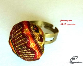 textile ring "zoladz" autumn colors