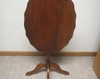 Folding Oval Pedestal Table , hinged top oval Table, End Table, Bed table, Lamp table, bed stand