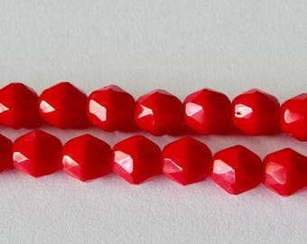 SALE 10mm Czech Glass Beads