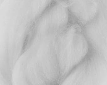Merino Wool Roving / Combed Top / in DHG Snow White