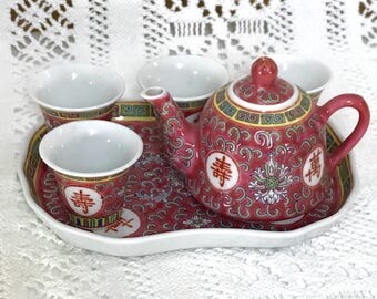 Chinese tea set | Etsy