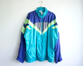 adidas neon windbreaker