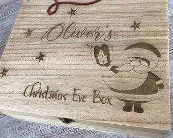 Personalised Santa's Gift Christmas Eve Box