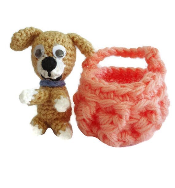 knitted toy dog