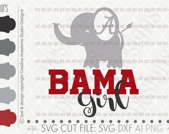 Digital Download- Cut file, Football Svg, Bama Svg, Alabama football svg, Silhouette Cut File, dxf file, ai file, Silhouette Cameo, Cricut