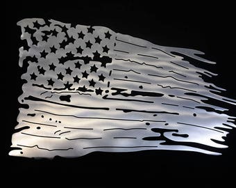 Metal american flag | Etsy