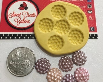 Flower or flower center Silicone mold