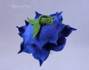 Felted newborn hat flower cap pink powder pastel photography props baby photo prop CUSTOM ORDER