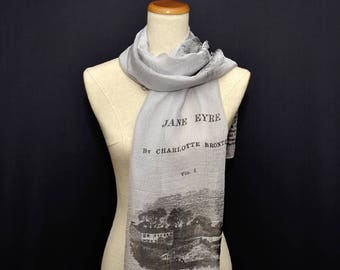 Jane Eyre Chiffon scarf, summer scarf, light scarf, Spring scarf